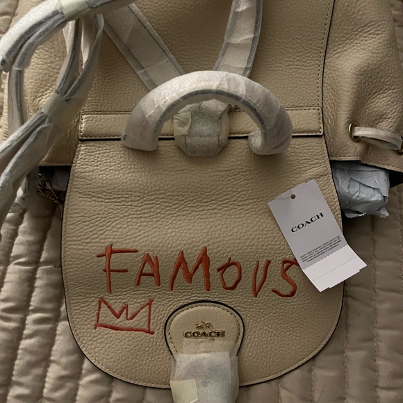 NWT/ Coach 2 piece Basquiat large toggle backpack set-firm - Picture 12 of 13